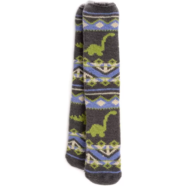 Muk Luks Kids 1pair Heat Retainer SocksBlue Steel