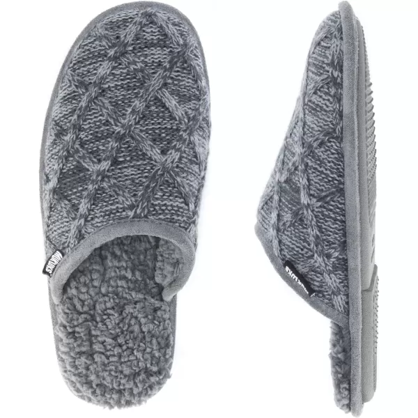 Muk Luks Mens Gavin SlipperGrey