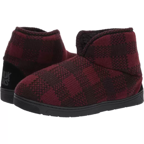 Muk Luks Mens Pull on Style Slipper OxbloodMuk Luks Mens Pull on Style Slipper Oxblood