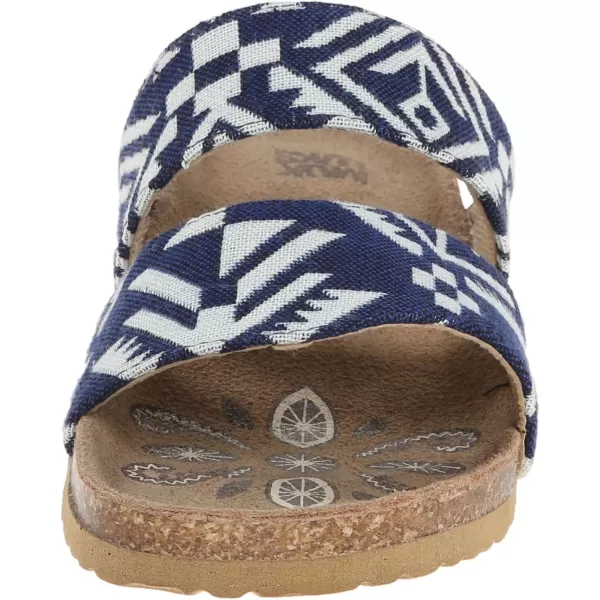 Muk Luks Womens Ava Terra Turf Wedge SandalNavy