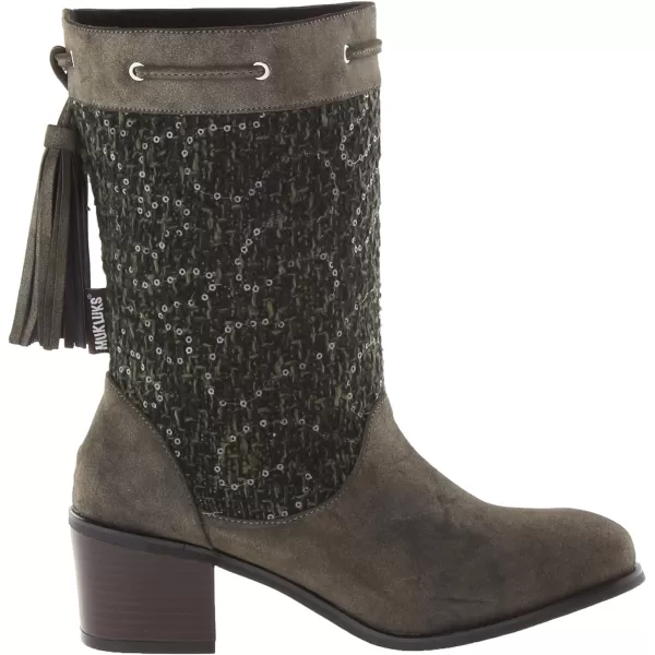 Muk Luks Womens Carla Cowboy BootGreen