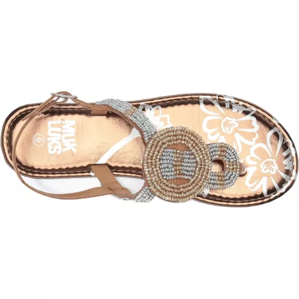 Muk Luks Womens Celia SandalMetallicMetallic