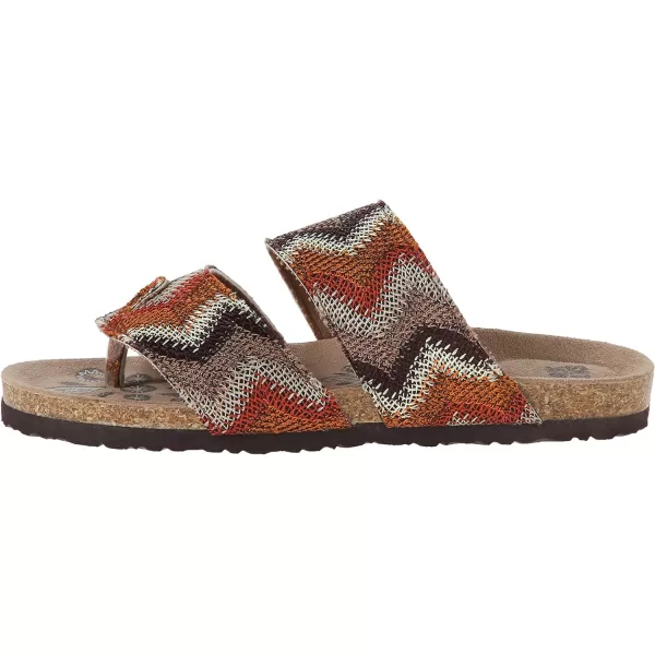 Muk Luks Womens Claire Duo Strapped Fisherman SandalOrange