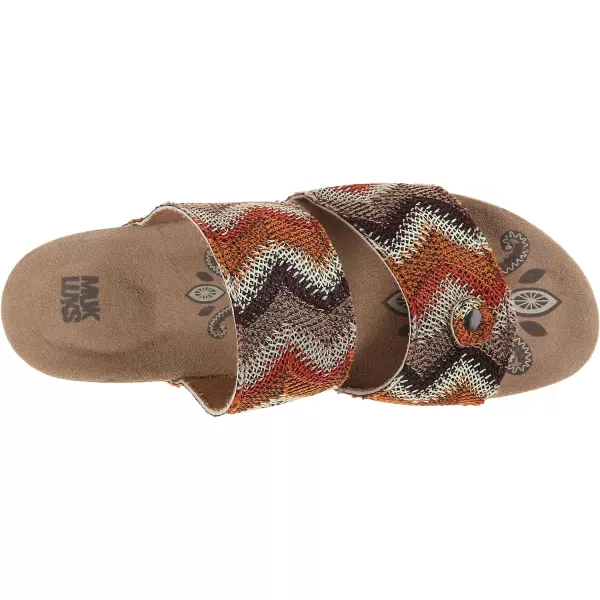 Muk Luks Womens Claire Duo Strapped Fisherman SandalOrange