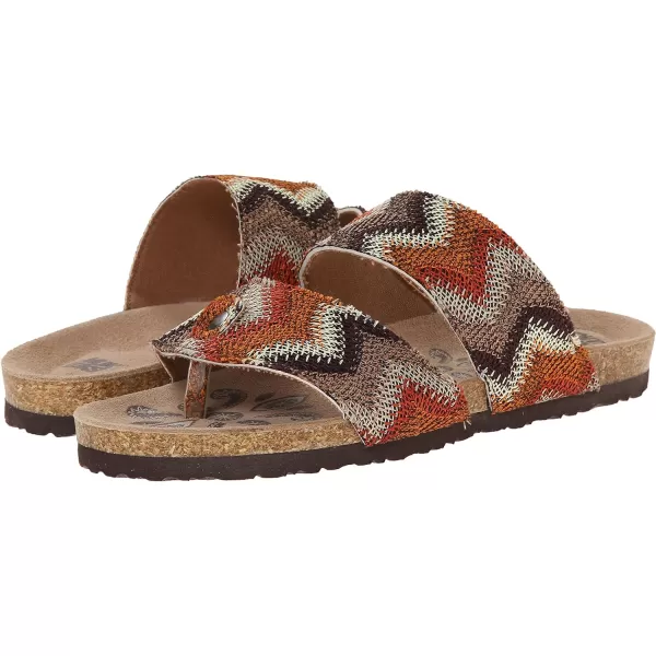 Muk Luks Womens Claire Duo Strapped Fisherman SandalOrange