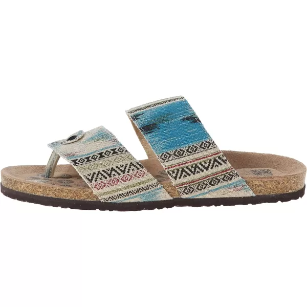 Muk Luks Womens Claire Duo Strapped Fisherman SandalTan