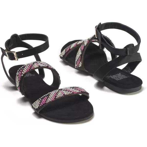 Muk Luks Womens Gemma Beaded Gladiator SandalMuk Luks Womens Gemma Beaded Gladiator Sandal