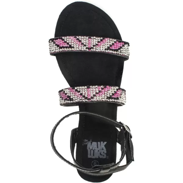 Muk Luks Womens Gemma Beaded Gladiator SandalMuk Luks Womens Gemma Beaded Gladiator Sandal