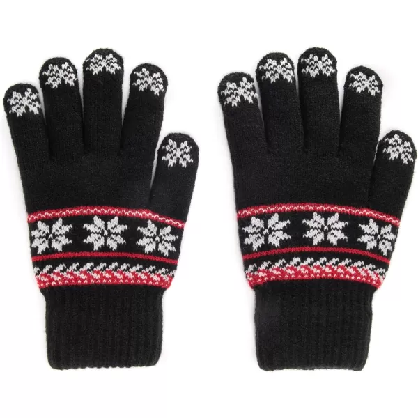 Muk Luks Womens Gloves Ebony OSFMMuk Luks Womens Gloves Ebony OSFM