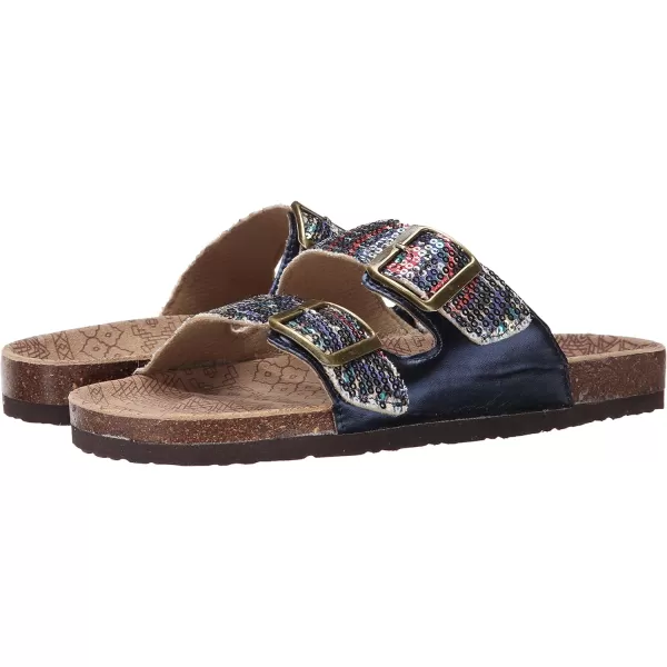 Muk Luks Womens Isla Duo Strapped Fisherman SandalNavy