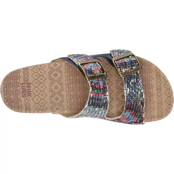 Muk Luks Womens Isla Duo Strapped Fisherman SandalNavy