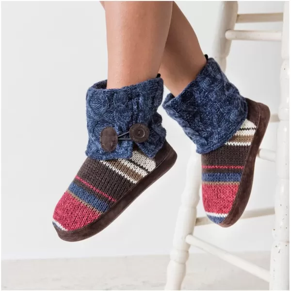 Muk Luks Womens Patti SlipperNavy