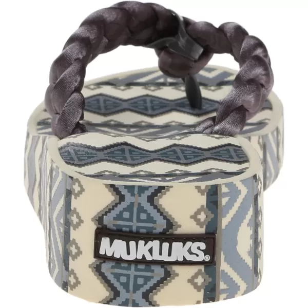 Muk Luks Womens Sierra Wedge Flip FlopPewter