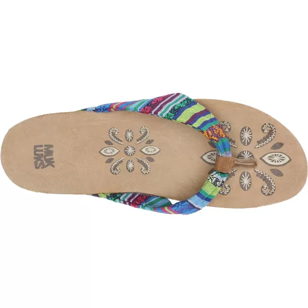 Muk Luks Womens Willow Flip FlopGreen