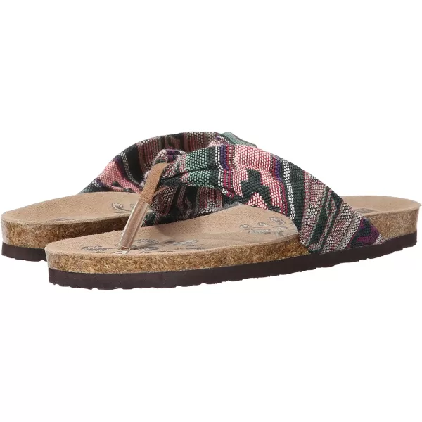 Muk Luks Womens Willow Flip FlopPurple