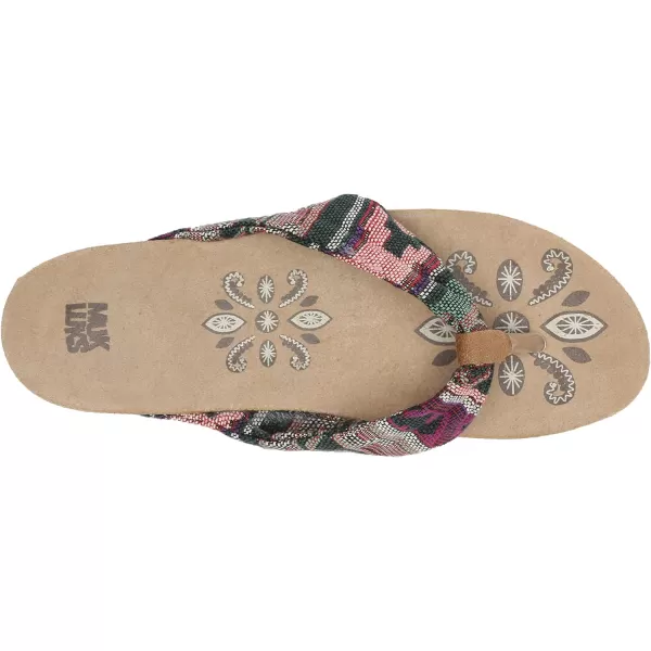 Muk Luks Womens Willow Flip FlopPurple
