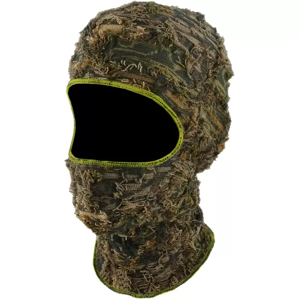 Quietwear Mens Camo Grass 1 Hole MaskCamo Grass