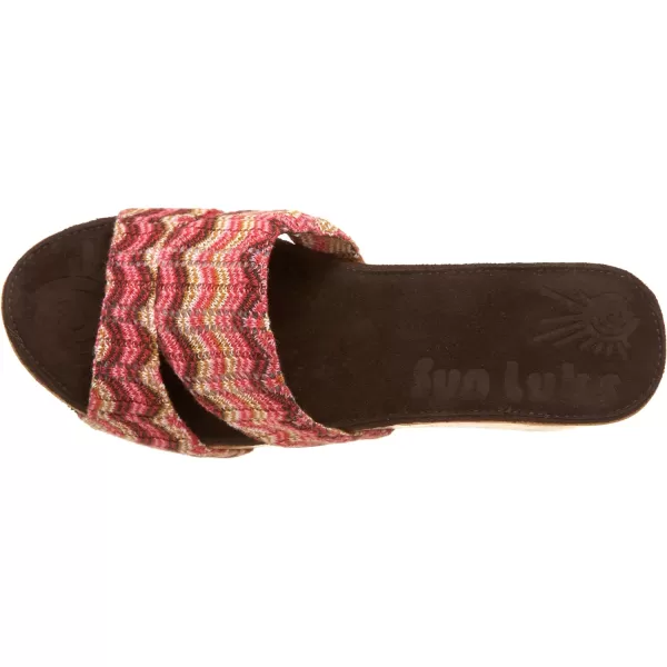 Sun Luks by Muk Luks Womens Duomo SandalCoral