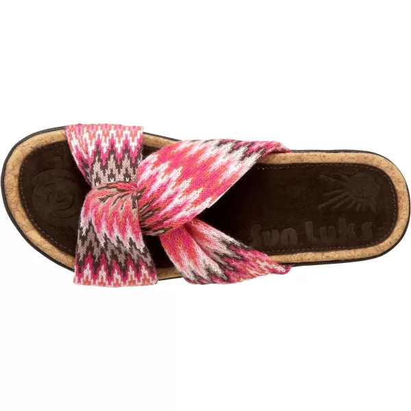 Sun Luks by Muk Luks Womens Florence SandalRose Quartz