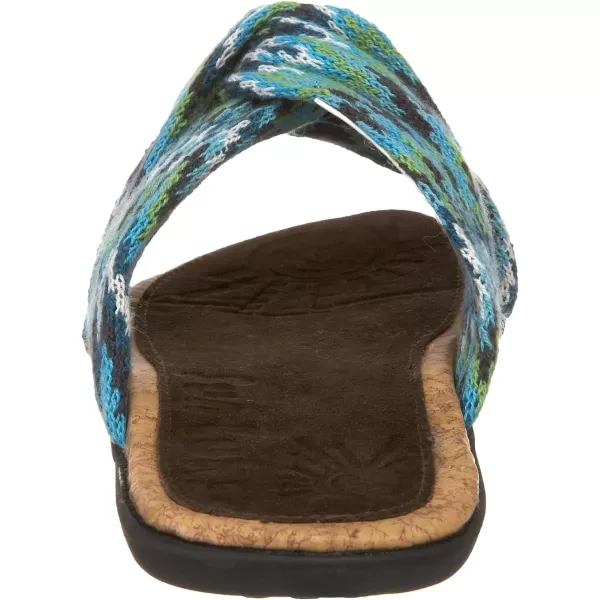 Sun Luks by Muk Luks Womens Florence SandalTurquoise