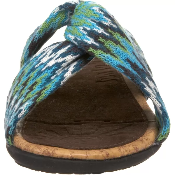 Sun Luks by Muk Luks Womens Florence SandalTurquoise