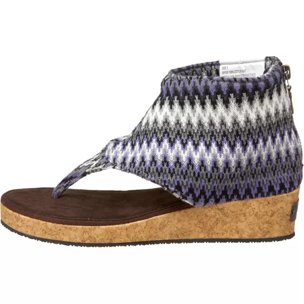 Sun Luks by Muk Luks Womens Gondola SandalAmethyst