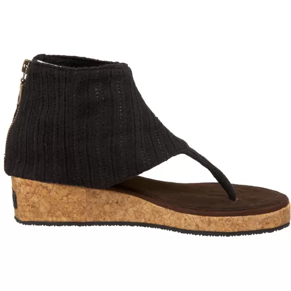 Sun Luks by Muk Luks Womens Gondola SandalBlack