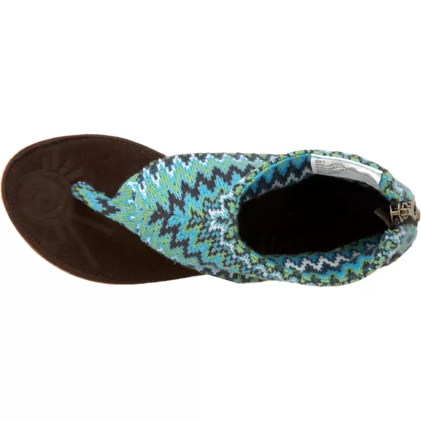 Sun Luks by Muk Luks Womens Gondola SandalTurquoise