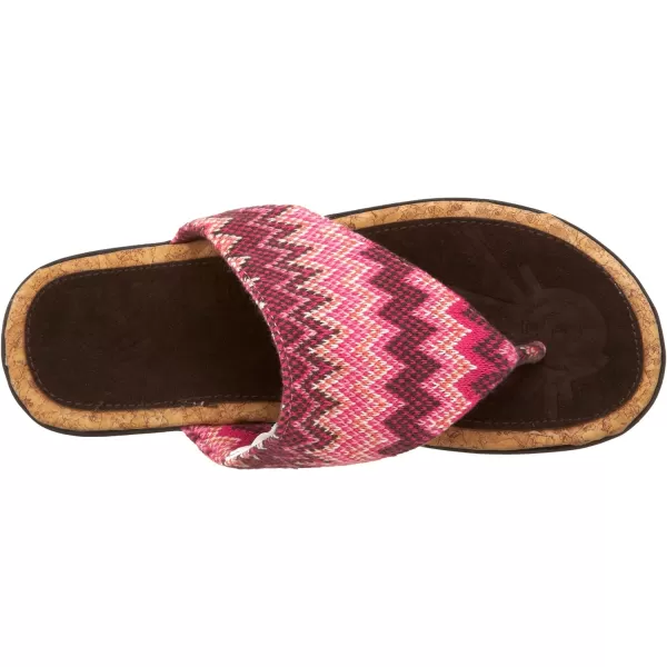 Sun Luks by Muk Luks Womens Roman Sandal17463320Berry