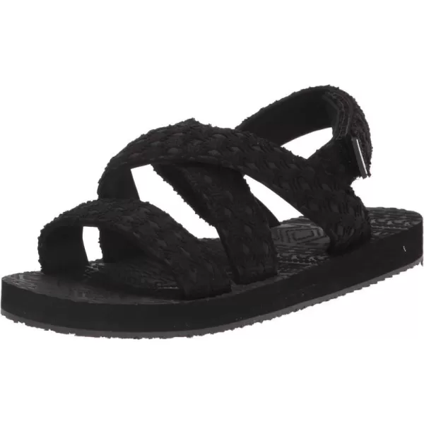 LUKEES by MUK LUKS Womens Sand Games SandalsBlack