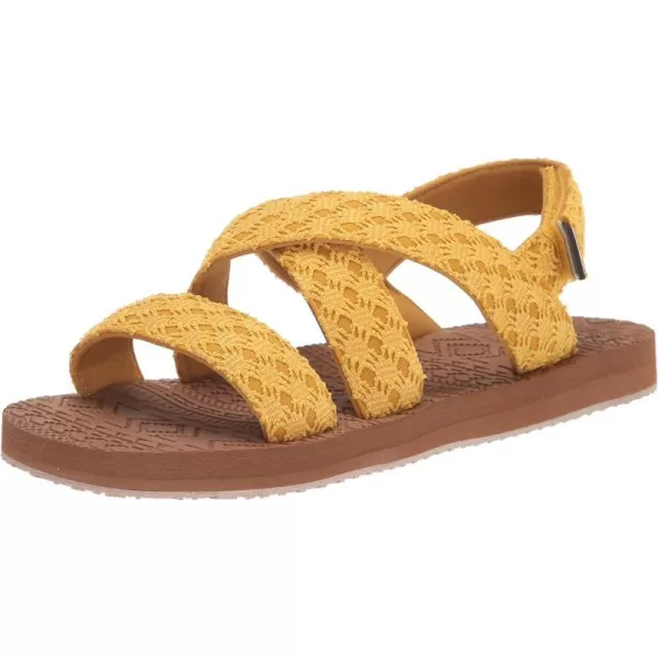 LUKEES by MUK LUKS Womens Sand Games SandalsYellow