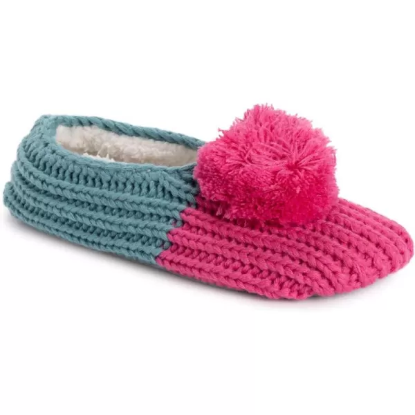 MUK LUKS Ballerina Womens SlipperPinkBlue