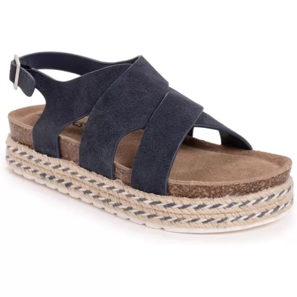 MUK LUKS Beach Bingo Womens SandalNavy