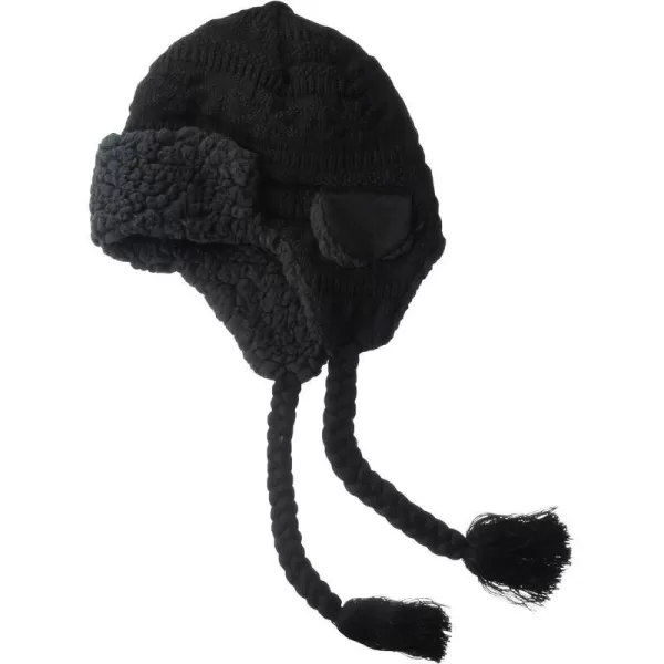 MUK LUKS Faux Fur Trapper Hat MensBlack