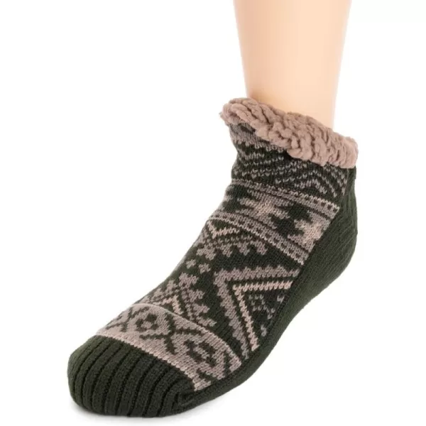 MUK LUKS Mens Ankle Cabin SoxSleepng Forest