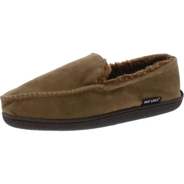 MUK LUKS Mens Faux Suede Moccasin SlipperCamel