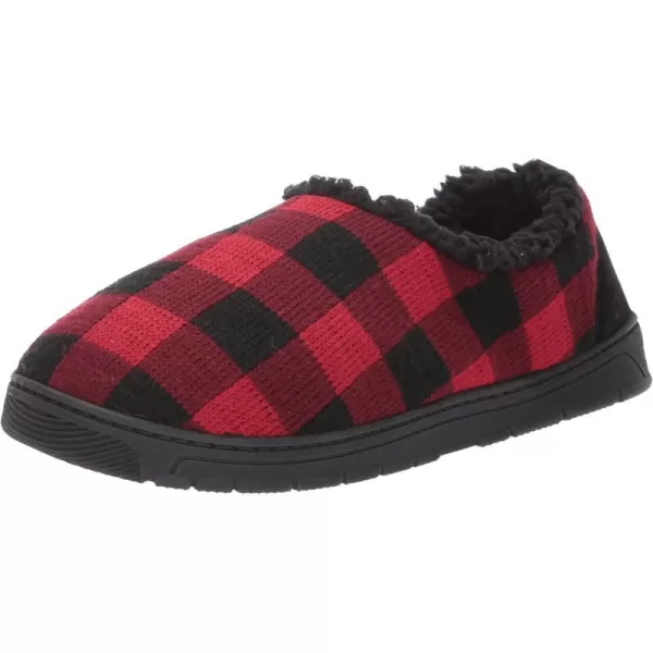 MUK LUKS Mens John SlippersRedBlack