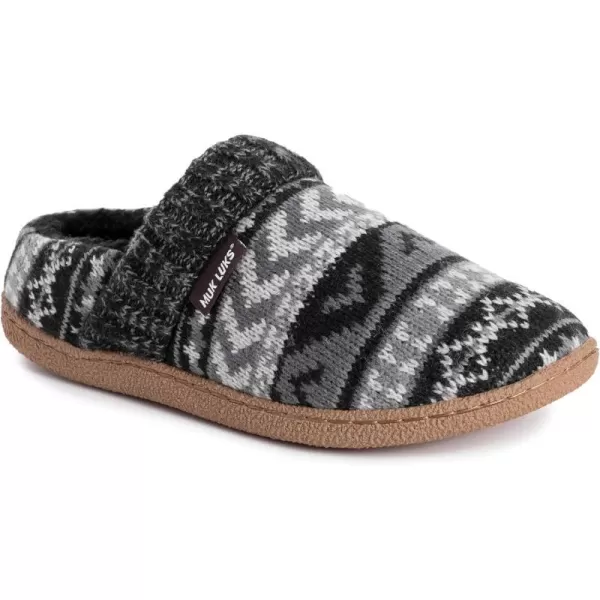 MUK LUKS Mens Marcel SlipperBlack