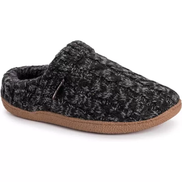 MUK LUKS Mens Marcel SlipperEbonyCharcoal