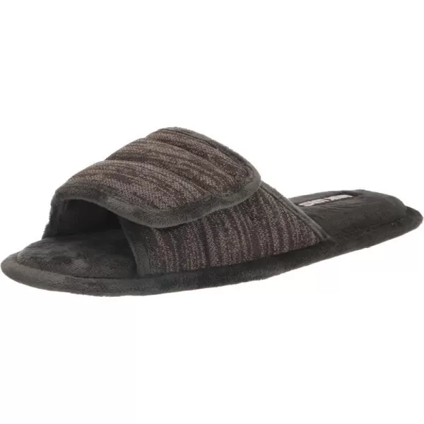 MUK LUKS Mens Marcus Clog SlippersEbonyCharcoal Marl