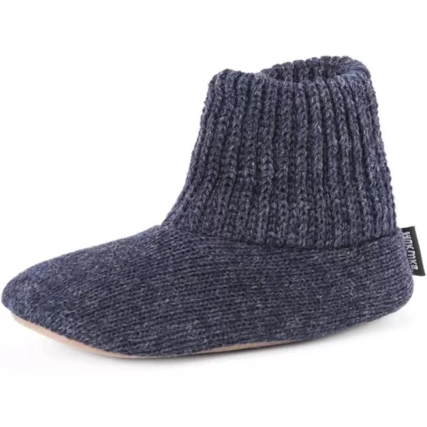 MUK LUKS Mens Morty Ragg Wool SlipperNavy