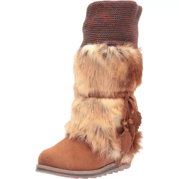 MUK LUKS Mens Sigrid Leela Fashion BootCognac