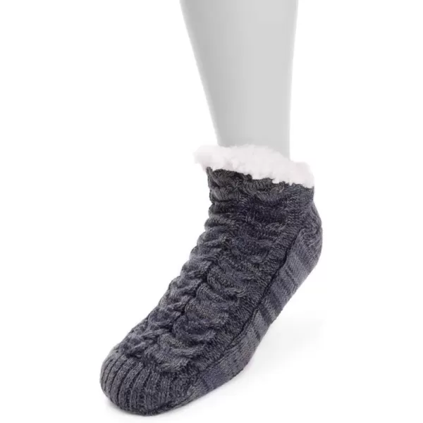 MUK LUKS Mens Slipper Socks CasualDark Sapphire