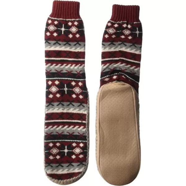 MUK LUKS Mens Slipper SocksChianti Pearl