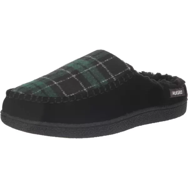 MUK LUKS Mens Staughton Clog SlippersBlack