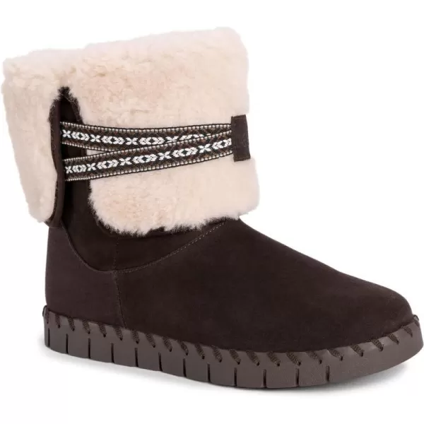 MUK LUKS Mens Womens Flexi Montauk Boots FashionChocolate