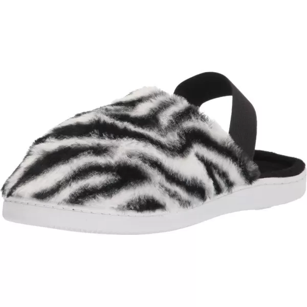 MUK LUKS Womens Adaline SlipperZebra BlackWhite