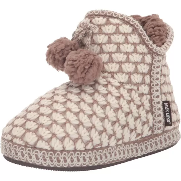 MUK LUKS Womens Amira SlippersTimberwolfIvory