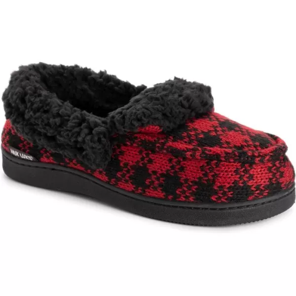 MUK LUKS Womens Anais Moccasin SlippersRed