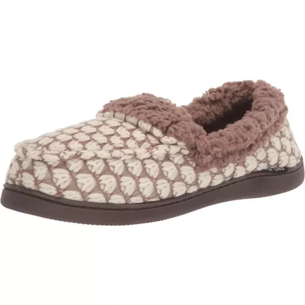 MUK LUKS Womens Anais Moccasin SlippersTimberwolf